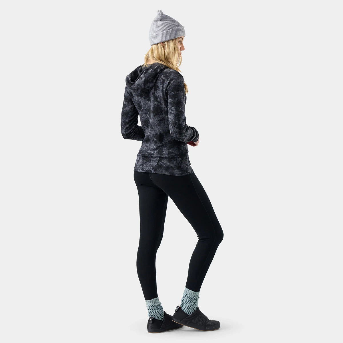 Women's Classic Thermal Merino Base Layer 1/2 Zip Hoodie